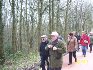 Wandelen naar het fort Midzelen - 11 april 2013