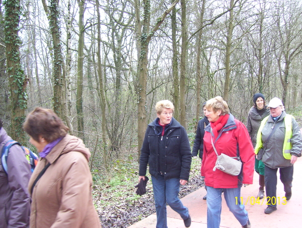 Wandelen naar het fort Midzelen - 11 april 2013