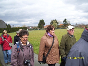 Wandelen naar het fort Midzelen - 11 april 2013