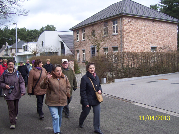 Wandelen naar het fort Midzelen - 11 april 2013