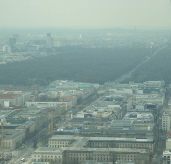 zien  vanuit de torn en draaide berlijn