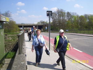 Wandeling naar Hombeek - 25 april 2013