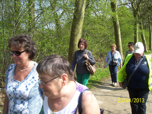 Wandeling naar Hombeek - 25 april 2013