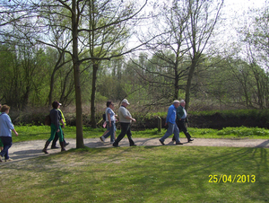 Wandeling naar Hombeek - 25 april 2013