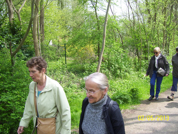 Wandeling naar Domein Roosendael - 2 mei 2013