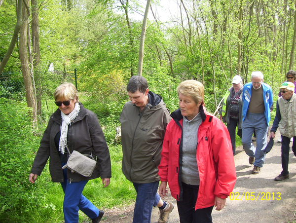 Wandeling naar Domein Roosendael - 2 mei 2013