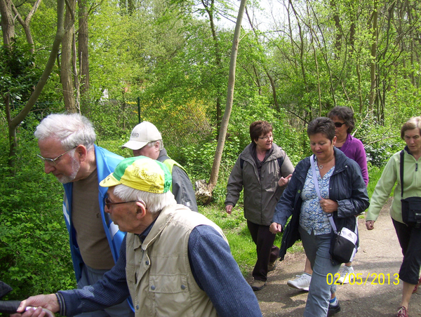 Wandeling naar Domein Roosendael - 2 mei 2013