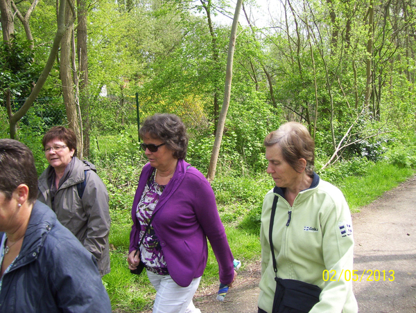 Wandeling naar Domein Roosendael - 2 mei 2013