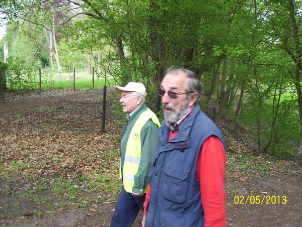 Wandeling naar Domein Roosendael - 2 mei 2013