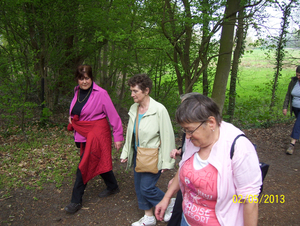 Wandeling naar Domein Roosendael - 2 mei 2013