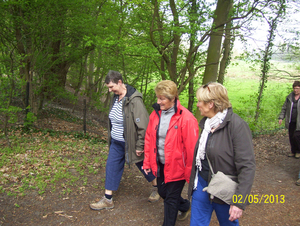 Wandeling naar Domein Roosendael - 2 mei 2013