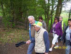 Wandeling naar Domein Roosendael - 2 mei 2013