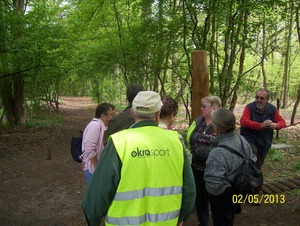 Wandeling naar Domein Roosendael - 2 mei 2013