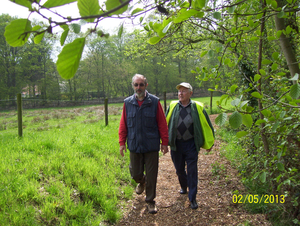 Wandeling naar Domein Roosendael - 2 mei 2013