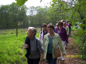 Wandeling naar Domein Roosendael - 2 mei 2013