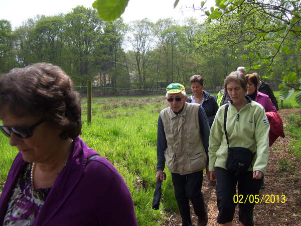 Wandeling naar Domein Roosendael - 2 mei 2013