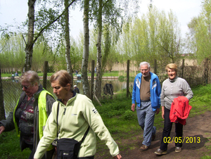 Wandeling naar Domein Roosendael - 2 mei 2013