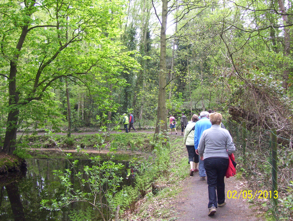 Wandeling naar Domein Roosendael - 2 mei 2013