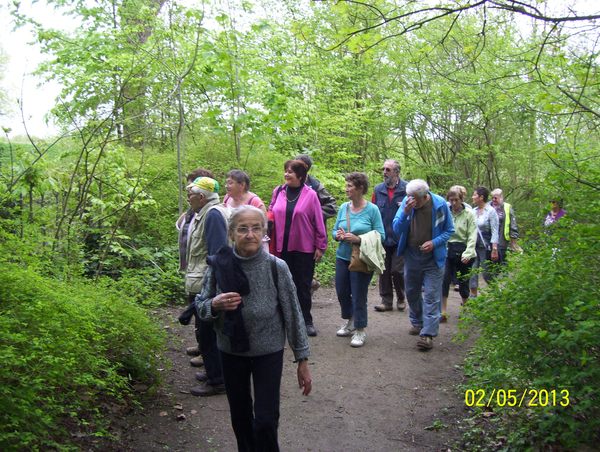 Wandeling naar Domein Roosendael - 2 mei 2013