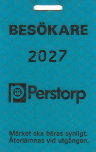 Bezoekerskaart  Perstorp