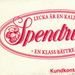 Lucifer doosje van Spendruos (biermerk in Zweden)