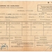 Transportvergunning naar Duisland in 1956
