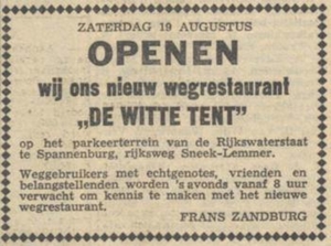 Wegrestaurant Spannenburg van Frans Zandburg