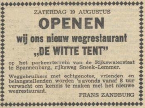 Wegrestaurant Spannenburg van Frans Zandburg