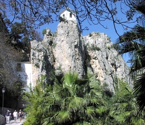 Guadalest  rotstoren