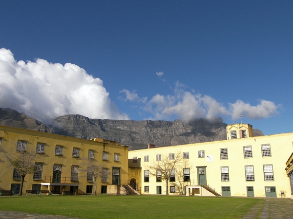 Kaapstad Castle of Good Hope met zicht op Tafelberg