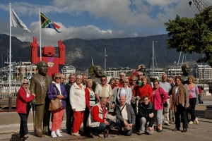 Kaapstad Waterfront Groepsfoto