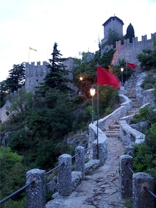 San Marino_zicht op de toegang tot de burcht