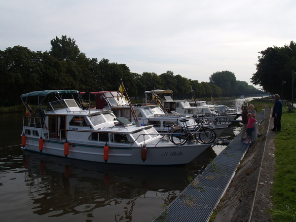 Aan de steiger in Neerpelt