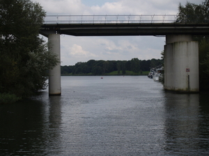 Op weg naar de jachthaven Eldorado in Mook.