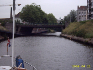 Binnenkanaal in Gent