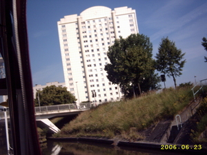 Op de ringvaart rond Gent