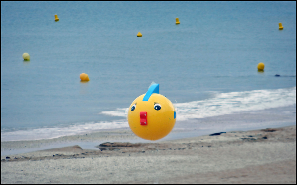 Cabourg, Normandi, strand, D-day, beach