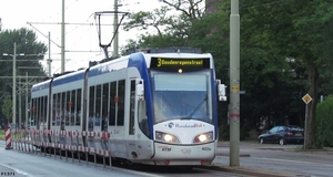 RR-lijn 3L bij de Goudenregenstraat (7 juni 2014)