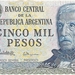 Argentini 1978 5.000 Pesos a