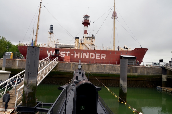 136 Zeebrugge Onderzeeër - lichtschip - vismijnmuseum