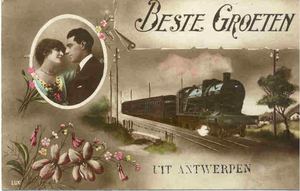 ANTWERPEN BESTE GROETEN UITANTWERPEN (1921)