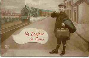 GAND UN BONJOUR DE GAND (1914)