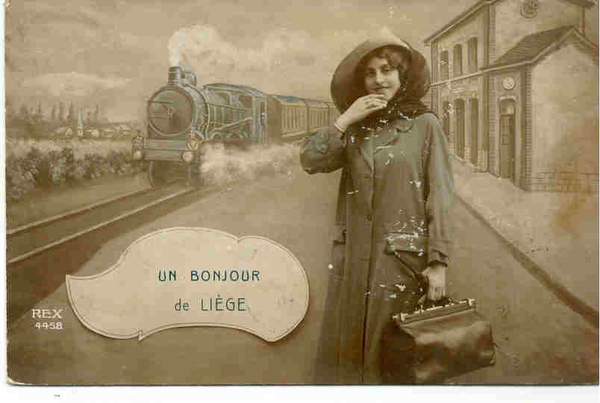 LIEGE UN BONJOUR DE LIEGE (1913)