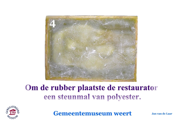 09 AANBRENGEN VAN STEUNMAL VAN POLYESTER