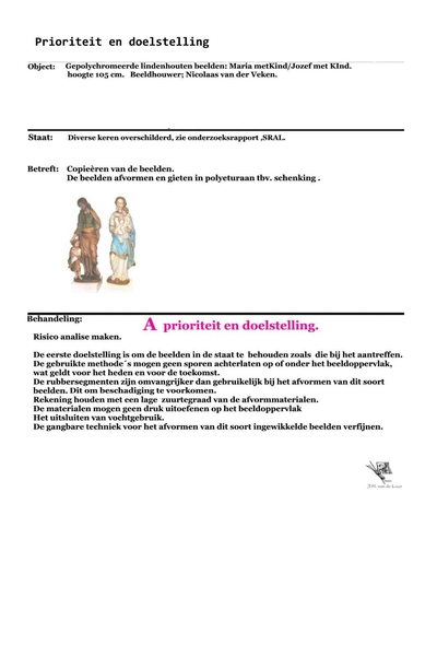 Copiren 17e eeuwse beelden