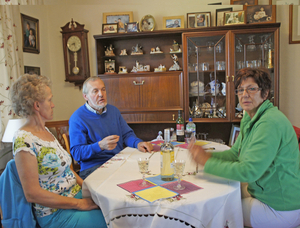 Een wijntje om de mooie dag aftesluiten