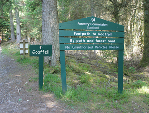 Wandeling naar Goaffell