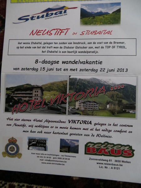 Aviat wandelweek Neustift juni 2013