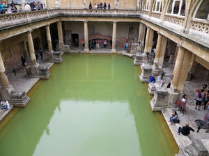 the roman baths  (bath)