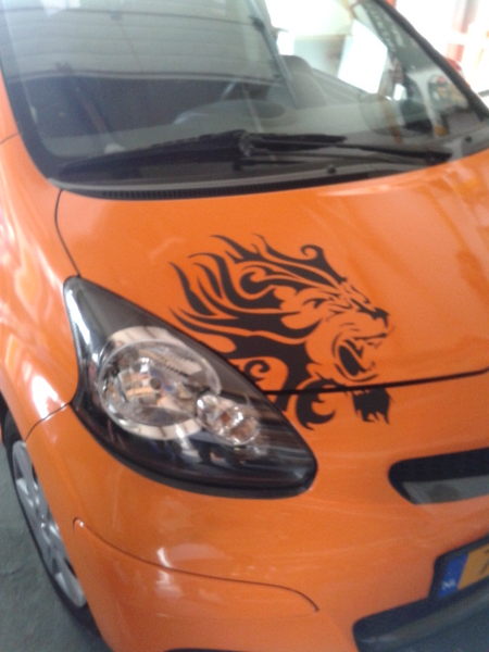 Caroline's auto voorkant